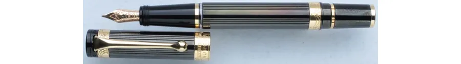 obrazek 3 Unikatowe pióro wieczne PALLADIO black Fountain Pen