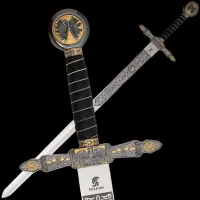 Zdjęcie Wspaniały miecz masoński ze stali toledańskiej dla kolekcjonerów