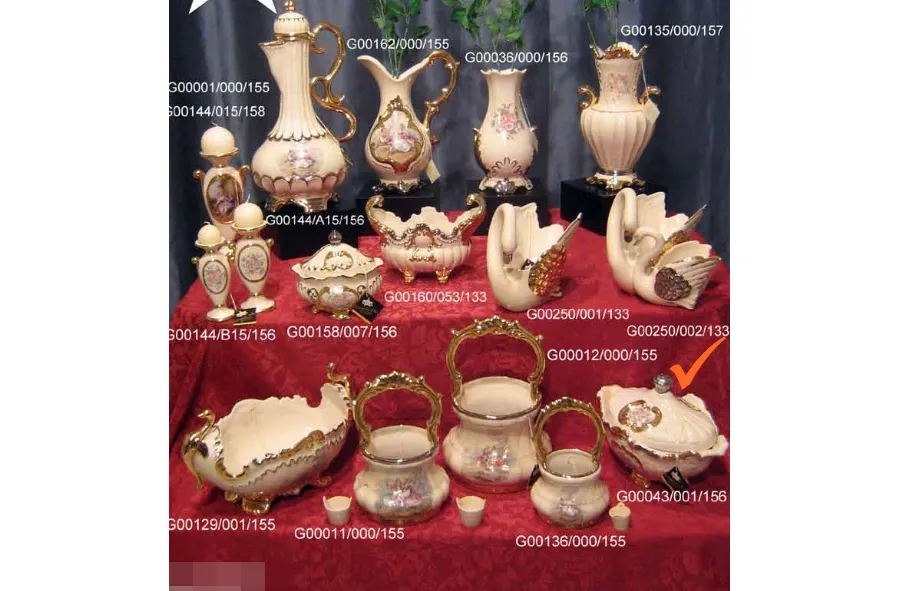 obrazek 1 Luksusowe ceramiczne pudełko do salonu