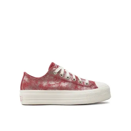 Zdjęcie Converse Trampki Chuck Taylor All Star Lift Platform Suede Shimmer A11634C Różowy