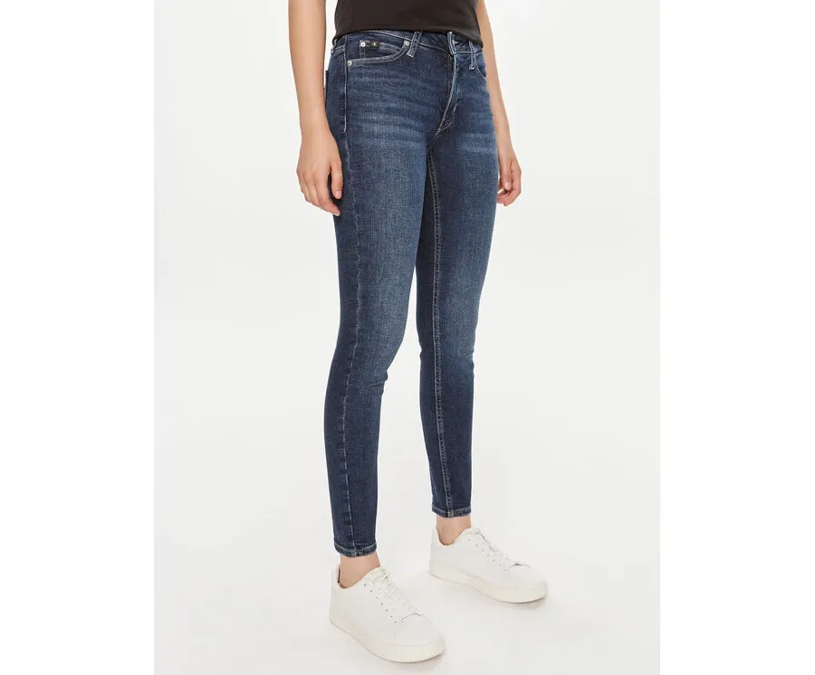 obrazek 1 Calvin Klein Jeans Jeansy J20J223646 Granatowy Skinny Fit