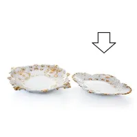 Picture Stylish ceramic plate in the baroque style - Ceramiche ML