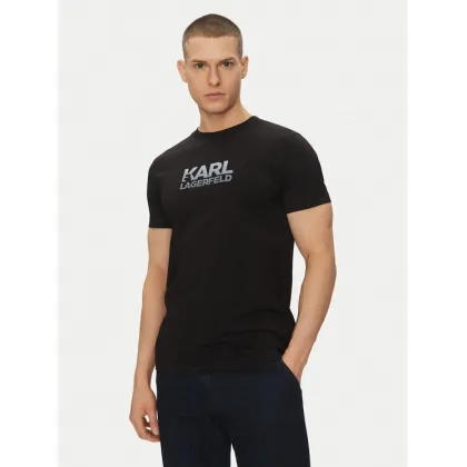 Zdjęcie KARL LAGERFELD T-Shirt 755064 552241 Czarny Regular Fit