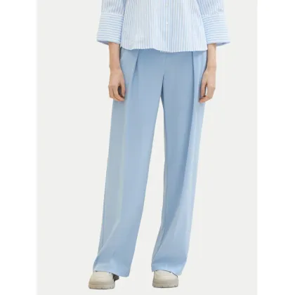 Zdjęcie Tom Tailor Spodnie materiałowe 1040686 Błękitny Wide Leg
