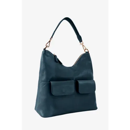 Zdjęcie Skórzana stylowa torebka na ramię - Terrida