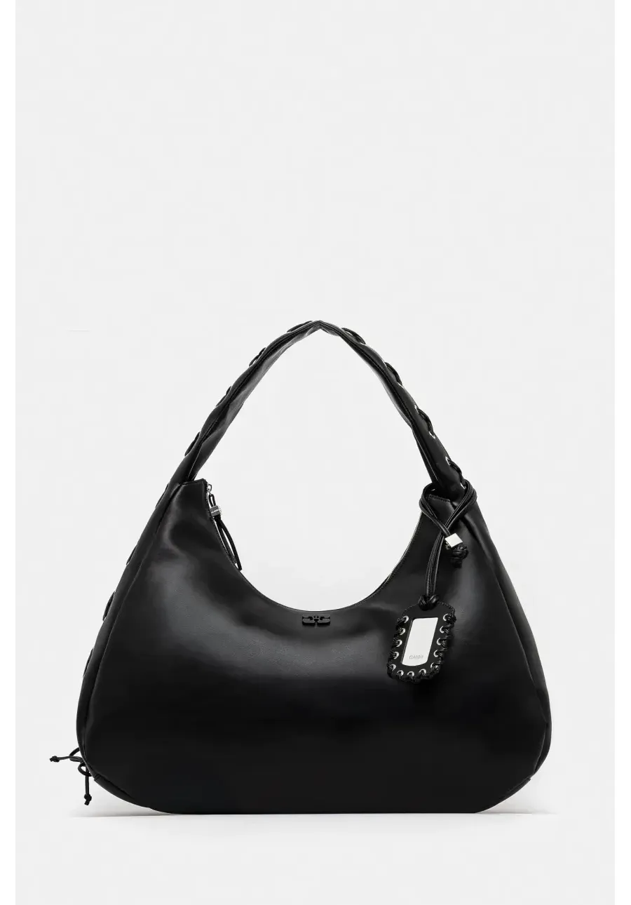 obrazek 1 GANNI torebka Hobo XXL kolor czarny A6639