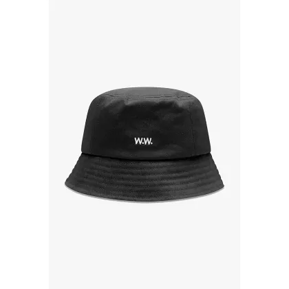 Zdjęcie Wood Wood kapelusz bawełniany Ossian Bucket Hat 12240817-7083 BLACK kolor czarny bawełniany 12240817.7083-DUSTYGREEN