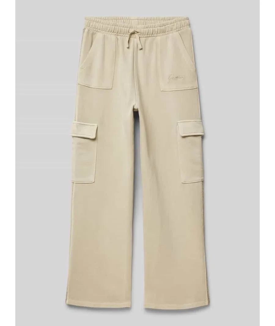 obrazek 1 Guess Spodnie materiałowe J5RQ14 KAD74 Zielony Regular Fit