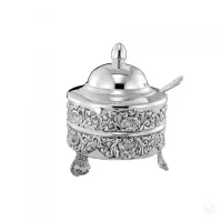 Picture Luxurious silver honey vessel – Zaramella Argenti