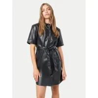 Zdjęcie Noisy May Sukienka z imitacji skóry Andy 27026068 Czarny Regular Fit