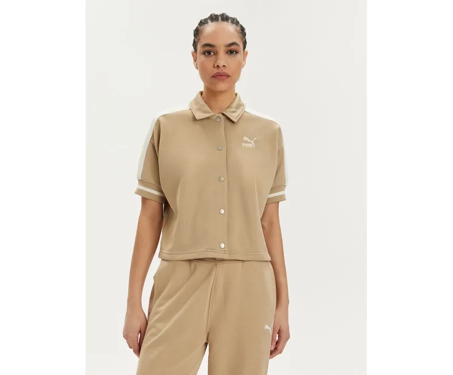 obrazek 1 Puma Bluza T7 For The Fanbase 624343 Beżowy Relaxed Fit