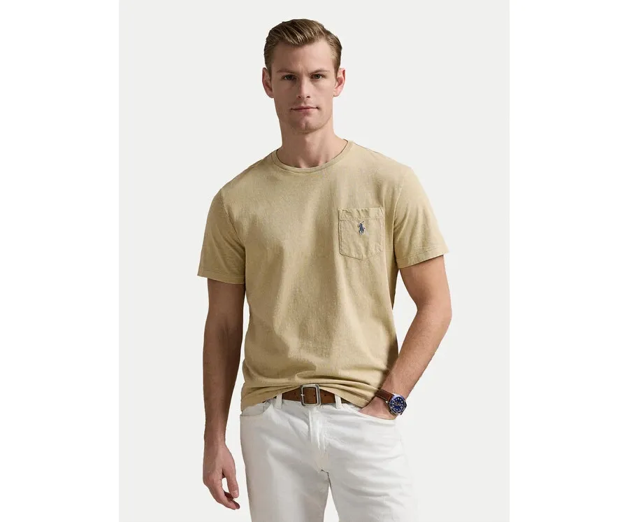 obrazek 1 Polo Ralph Lauren T-Shirt 710964511003 Beżowy Regular Fit