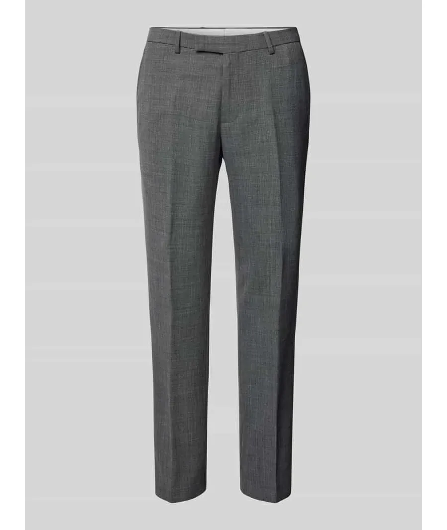 obrazek 1 Spodnie do garnituru o kroju regular fit ze szlufkami na pasek model ‘Ray’