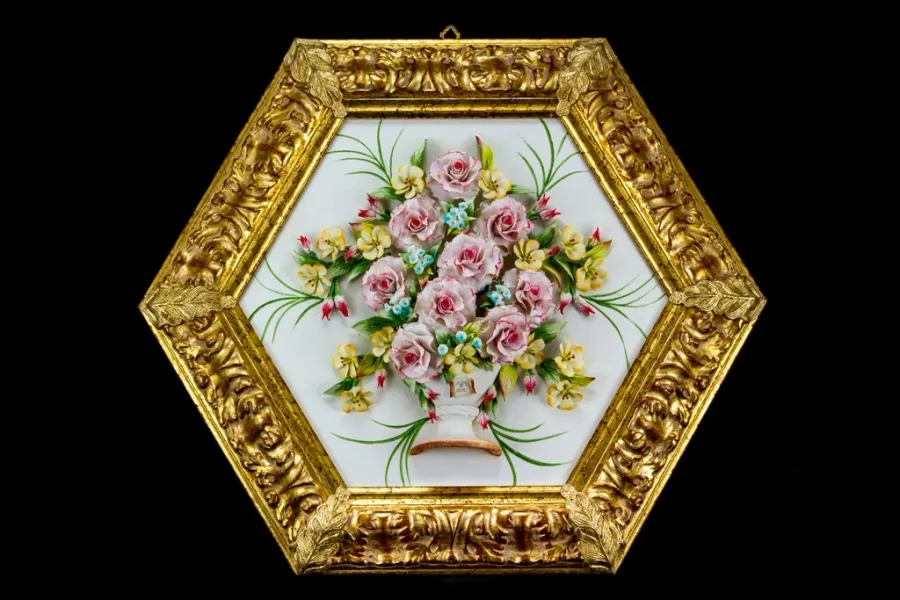 obrazek 1 Elegancki porcelanowy obraz do salonu