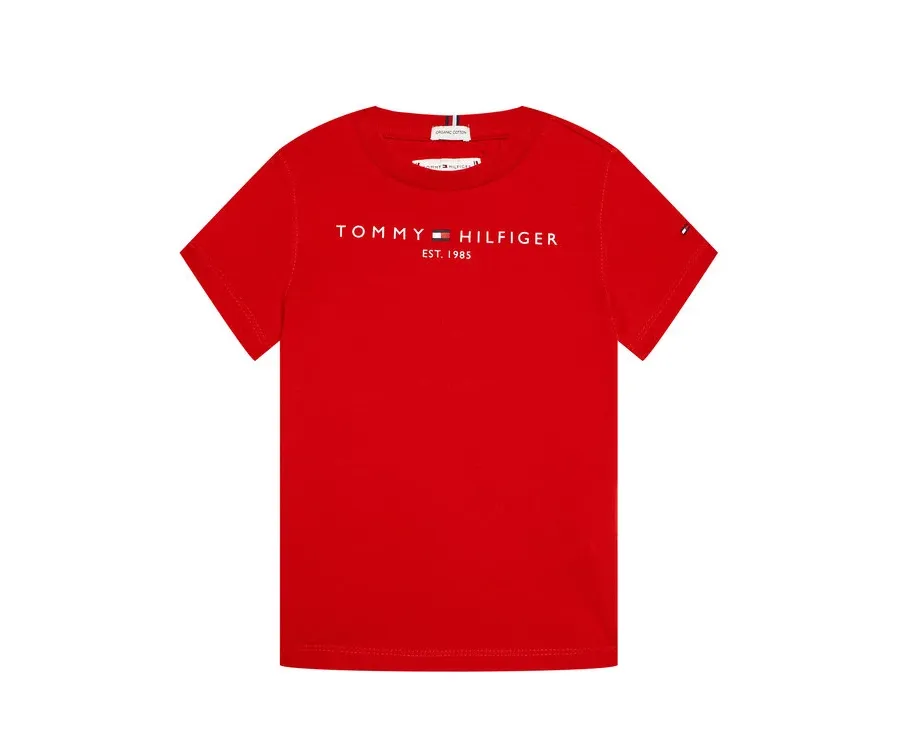 obrazek 1 Tommy Hilfiger T-Shirt Essential KS0KS00210 Czerwony Regular Fit