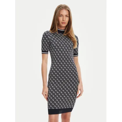 Zdjęcie Guess Sukienka dzianinowa W3YK39 Z37K0 Granatowy Regular Fit