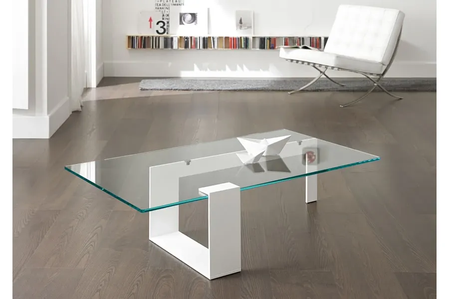 obrazek 3 Włoski stolik z hartowanego szkła do salonu - Tonelli Design