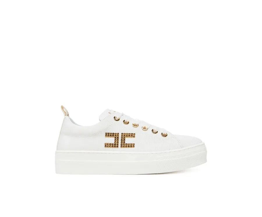 obrazek 1 Elisabetta Franchi Sneakersy F4-A9E-0241 S Biały