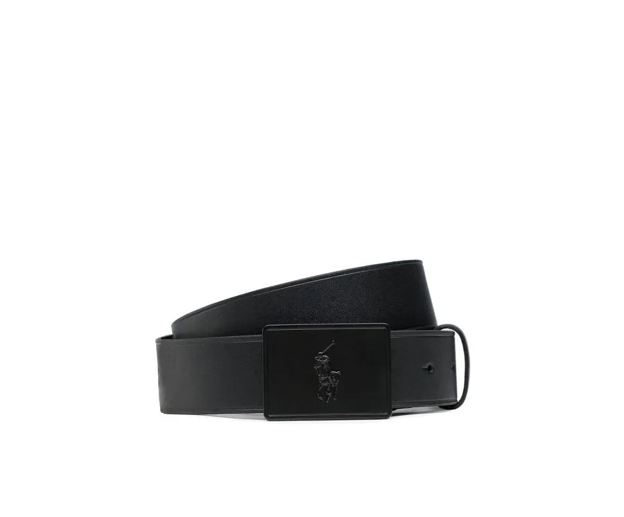 obrazek 1 Polo Ralph Lauren Pasek Męski 36mm Pp Plaque Belt 405691693005 Czarny