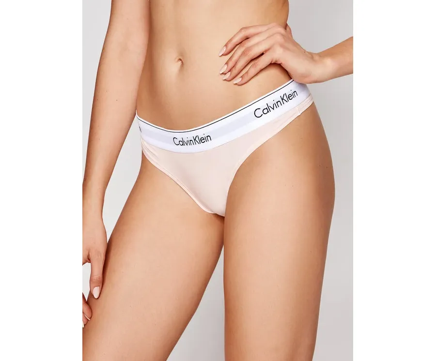 obrazek 1 Calvin Klein Underwear Stringi 0000F3786E Różowy