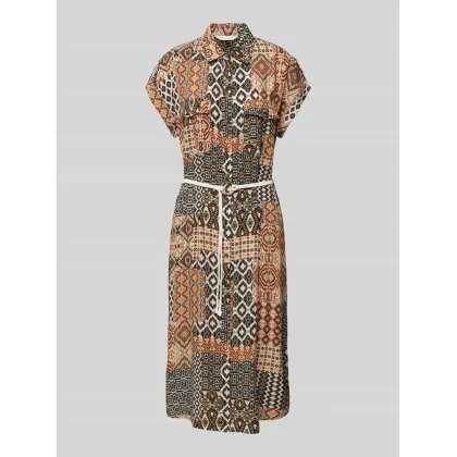 Zdjęcie Sukienka midi z nadrukiem na całej powierzchni