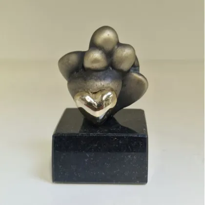 Zdjęcie Luksusowa figurka z platerowanego brązu