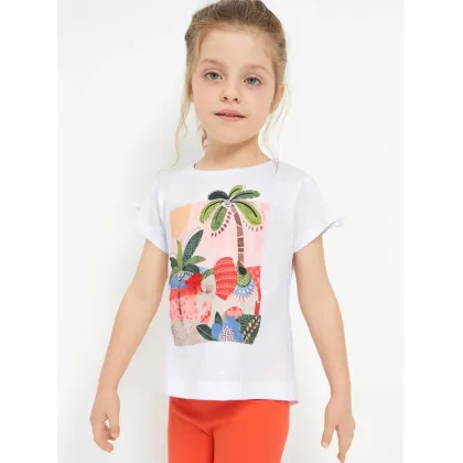 Zdjęcie Mayoral Komplet t-shirt i legginsy 3783 Pomarańczowy Regular Fit