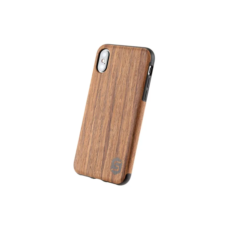 obrazek 6 Stylowe etui na telefon wykonane z drewna padauk (do Apple, Samsunga, Huawei)