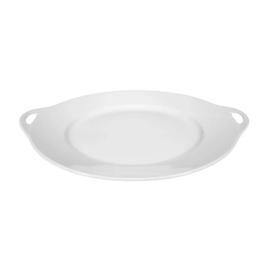 obrazek 3 Stylowy porcelanowy okrągły półmisek na ciasto z rączkami - Seltmann Weiden