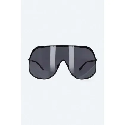 Zdjęcie Rick Owens okulary przeciwsłoneczne Occhiali Da Sole Sunglasses Shield damskie kolor czarny RG0000006.GBLKB.0909