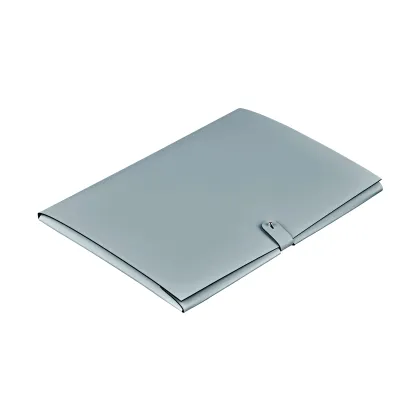 Picture Leather document folder A4 23x31 cm, light blue