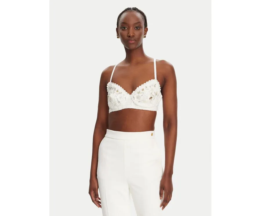 obrazek 1 Elisabetta Franchi Biustonosz braletka RG00252E2 360 Biały Slim Fit
