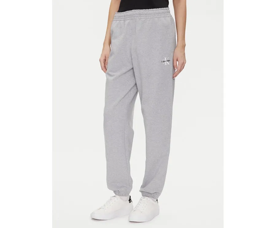 obrazek 1 Calvin Klein Jeans Spodnie dresowe Monologo LV047B235G Szary Regular Fit