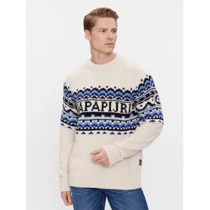 Zdjęcie Napapijri Sweter NP0A4HHJ Écru Regular Fit