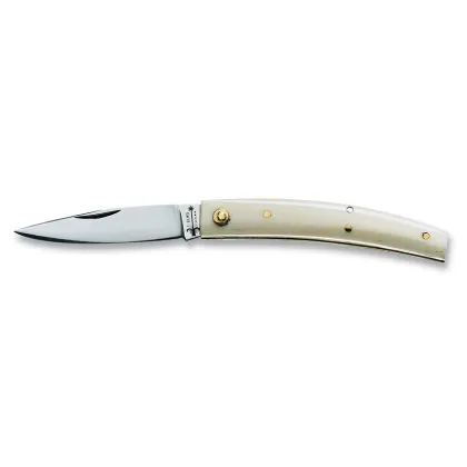 Zdjęcie Piękny zakrzywiony scyzoryk wykończony kością od Berti Knives