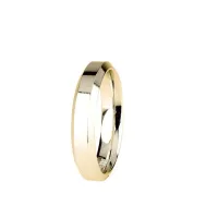 Picture Fantastic yellow gold wedding ring, 4 mm wide.