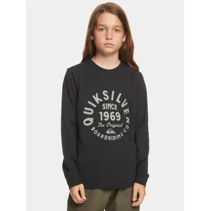 Zdjęcie Quiksilver Bluzka Circlescriptfro Tees EQBZT04668 Czarny Regular Fit