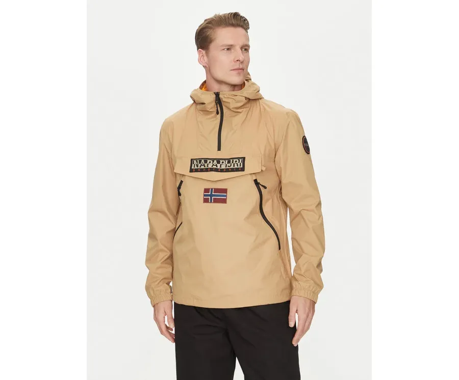obrazek 1 Napapijri Kurtka anorak Rainforest NP0A4HX6 Beżowy Regular Fit