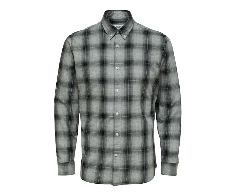 obrazek 1 Selected Homme Koszula Theo 16087696 Szary Slim Fit