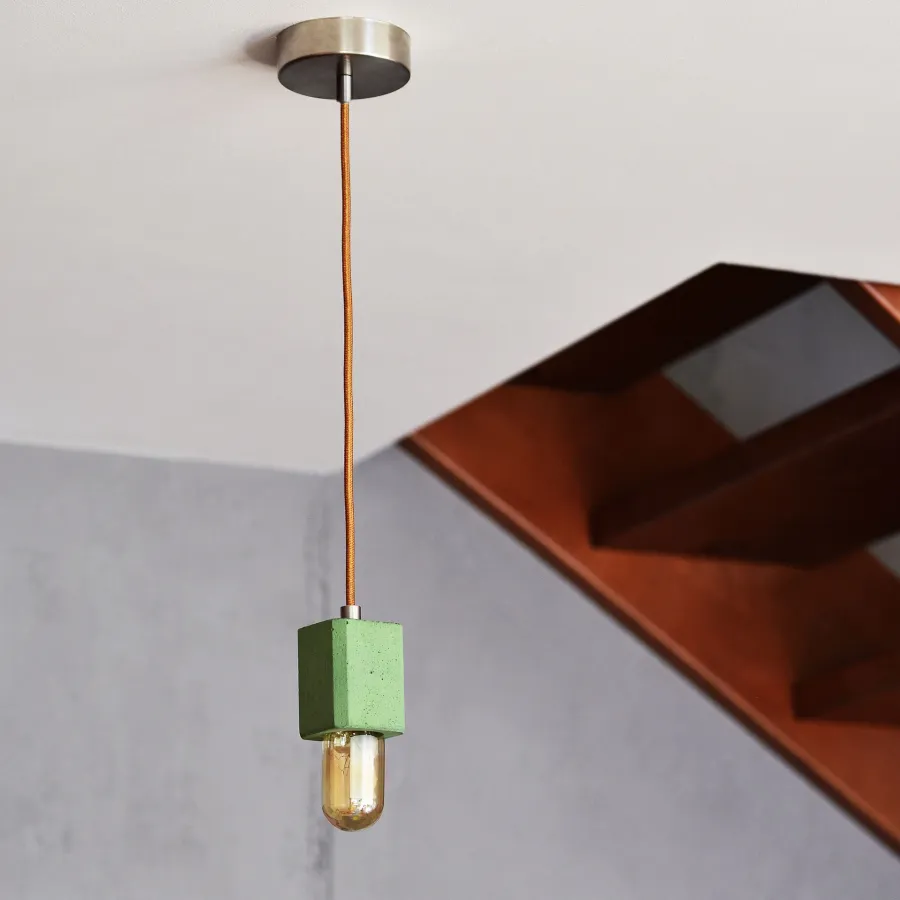 obrazek 2 IDUNN lampa wisząca z barwionego betonu DS MANUFAKTURA