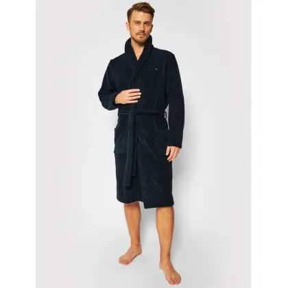 Zdjęcie Tommy Hilfiger Szlafrok Icon Bathrobe 2S87905539 Granatowy