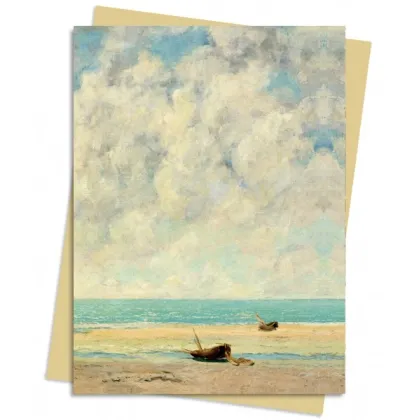 Zdjęcie Pakiet kartek na życzenia (Gustave Courbet: Spokojne Morze) - Flame Tree Publishing