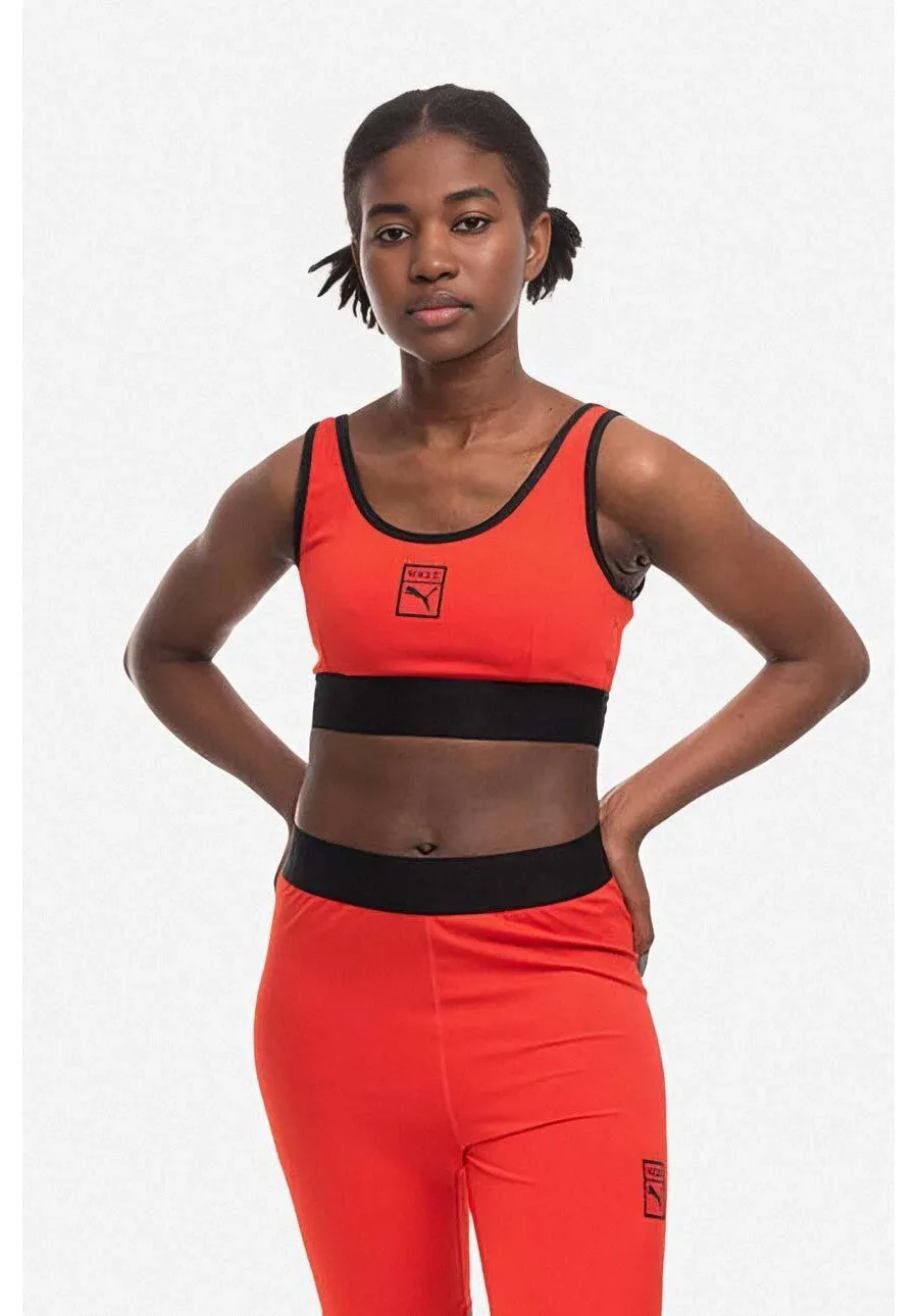 obrazek 1 Puma biustonosz x Vogue Bra Top kolor czerwony wzorzysty 534688.95-CZERWONY