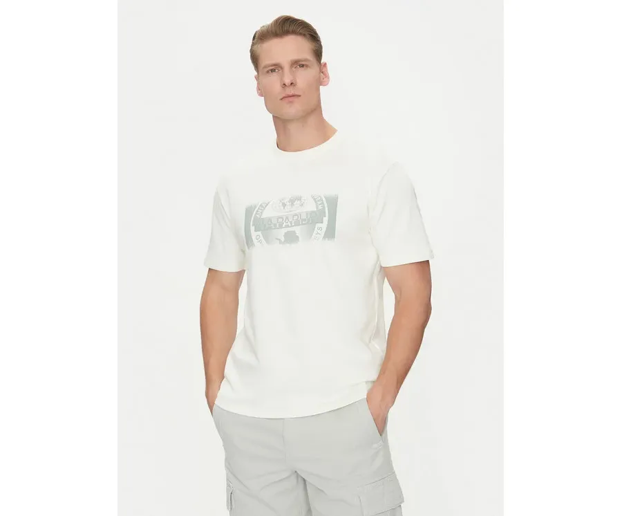 obrazek 1 Napapijri T-Shirt S-Vanni NP0A4IEA Biały Regular Fit