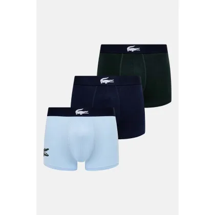 Zdjęcie Lacoste bokserki 3-pack męskie kolor niebieski