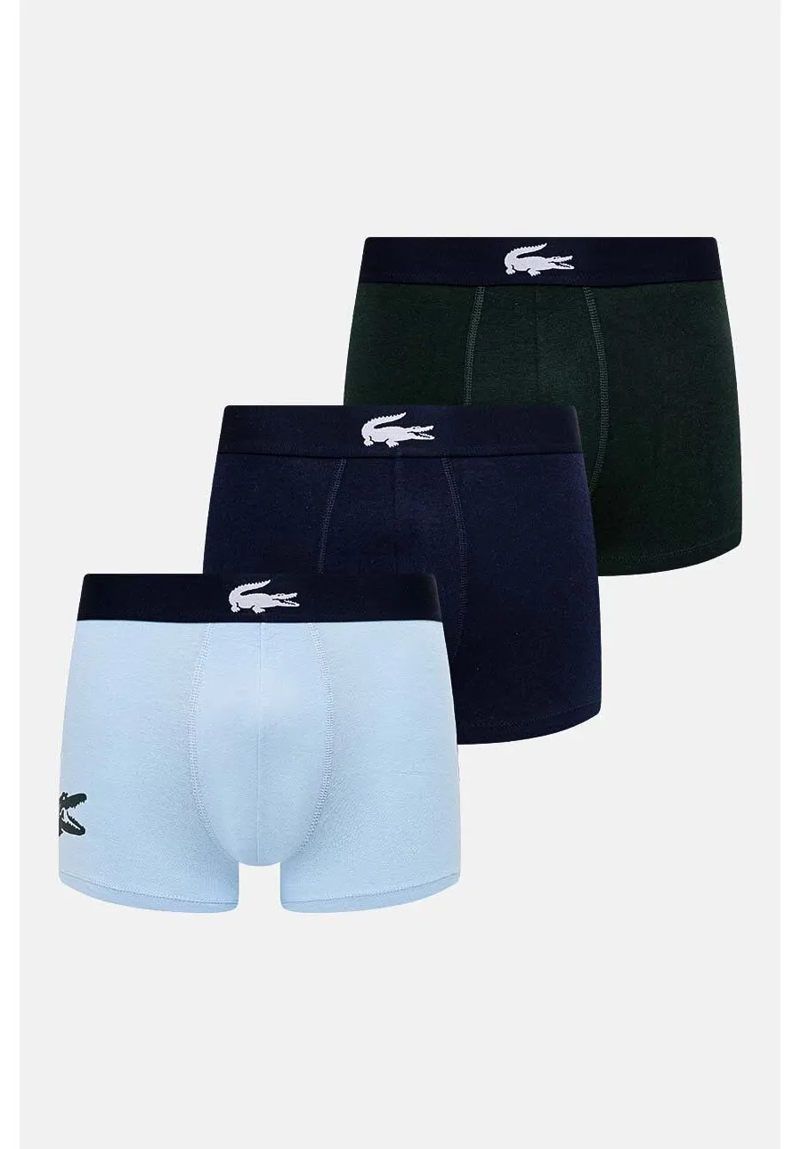 obrazek 1 Lacoste bokserki 3-pack męskie kolor niebieski