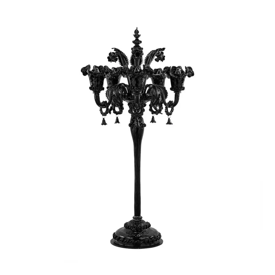 obrazek 1 Urocza lampa stołowa wykonana ręcznie ze szkła murano - prosto z Włoch