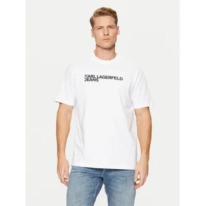Zdjęcie Karl Lagerfeld Jeans T-Shirt A1M17002 Biały Regular Fit