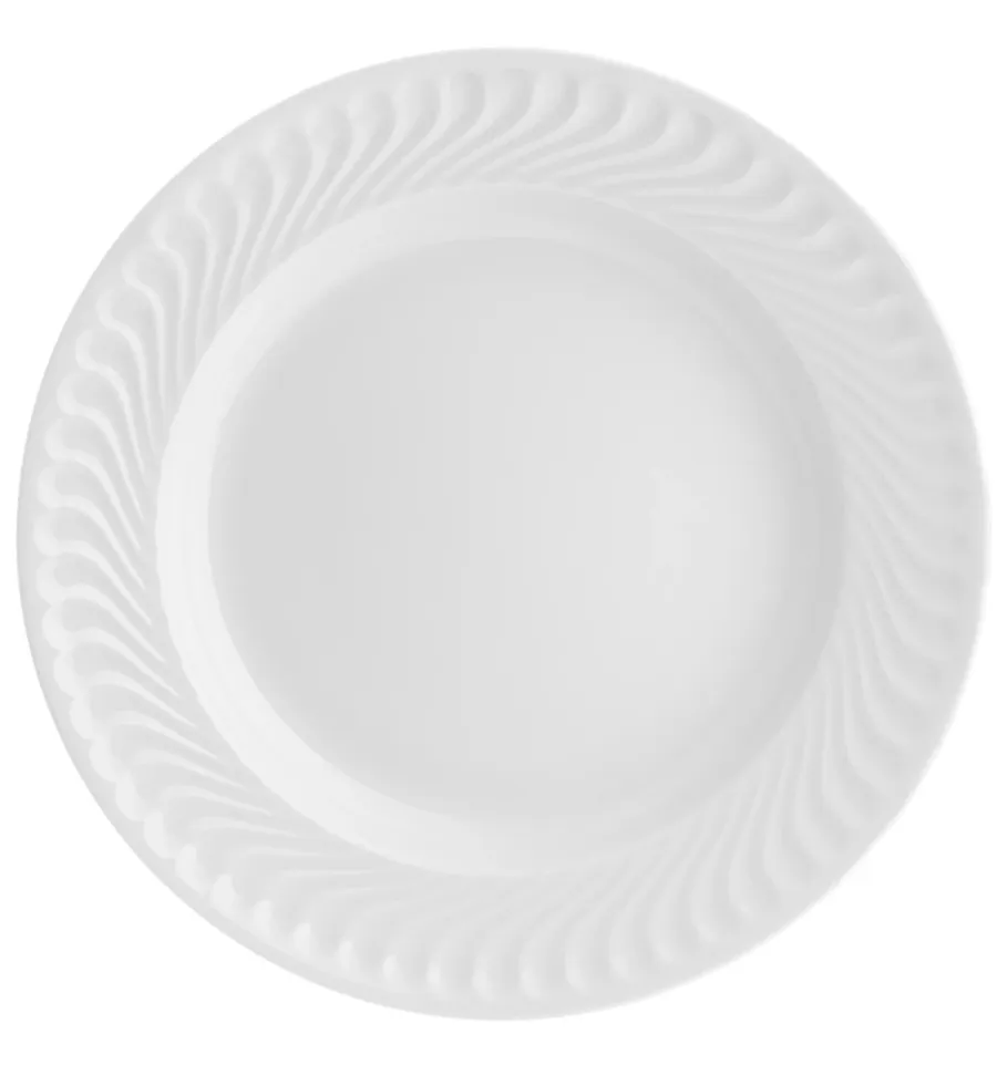 picture 6 A large set of Sagres porcelain dinnerware with a unique wave-like decoration - Vista Alegre