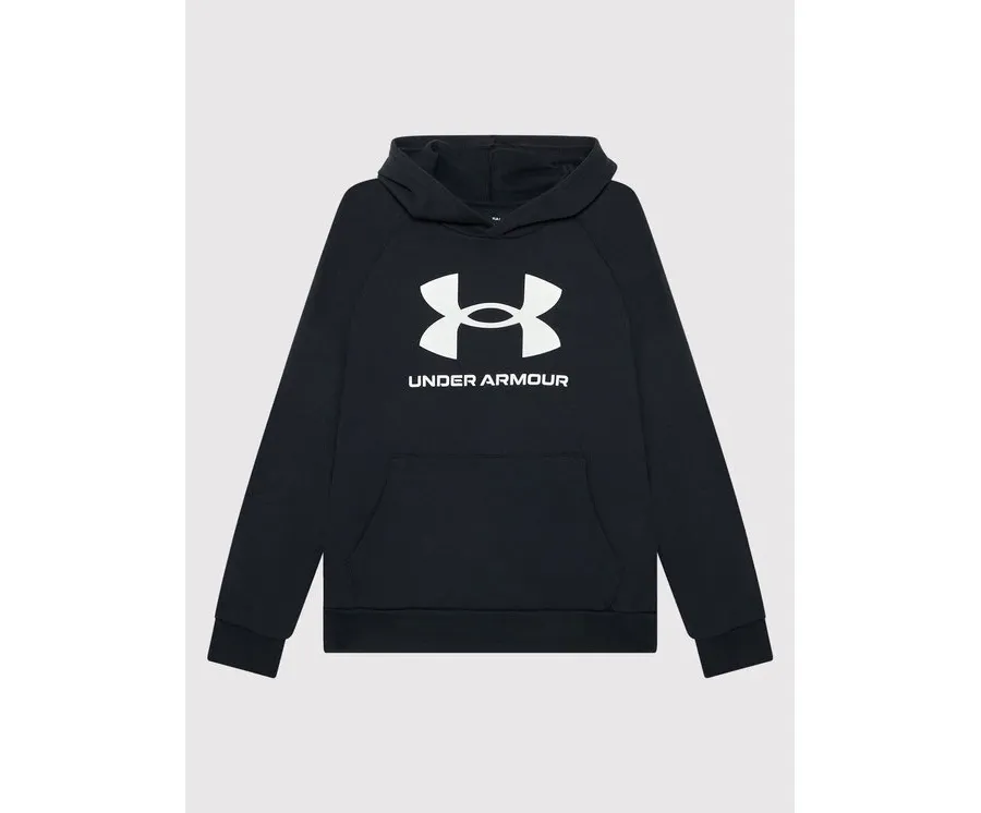 obrazek 1 Under Armour Bluza Ua Rival Fleece Big Logo 1357585 Czarny Loose Fit